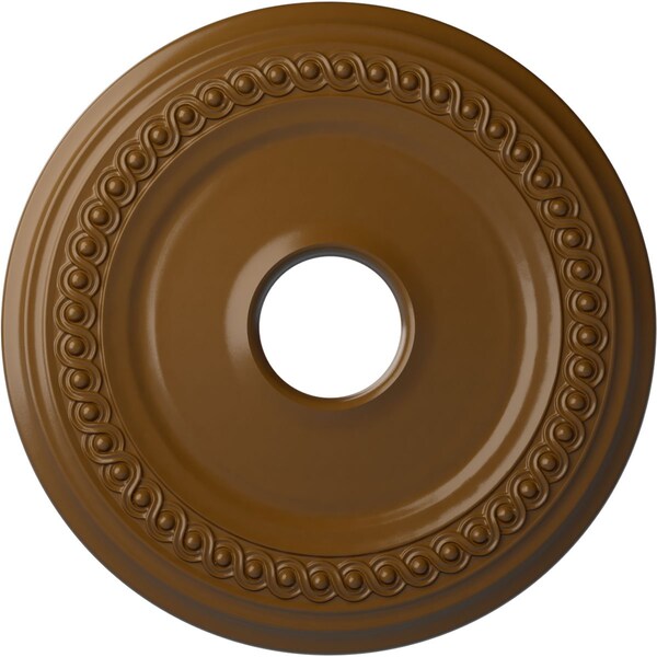 Ekena Millwork Classic Ceiling Medallion (Fits Canopies up to 12 3/4"), 18 5/8"OD 4"ID x 1 1/8"P, Smokey Topaz CM19CLSTF - main